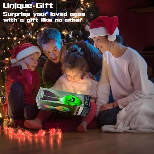 KASTUMBGA Premium Foam Glow in The Dark Football, Latest LED Light up Football, Color-Changing-Perfect Birthday&Camping Gi...