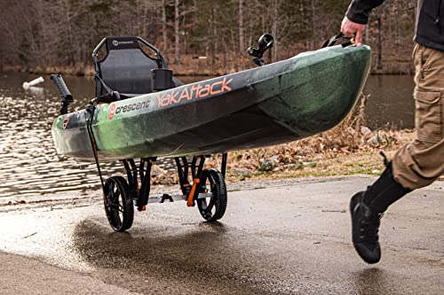 YakAttack Kayak Carts with Adjustable Frame & Wheel Options | All-Terrain, Sand & Solid Tire Variations | Durable Folding ...