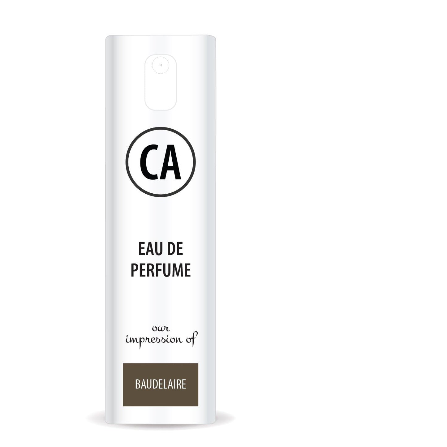 CA Perfume Impression of Baudelaire for Men Eau De Parfum Leather Scent Long Lasting Cologne for Men Travel Size TSA Ready for Day and Night Wear 0.33 Fl Oz 10ml