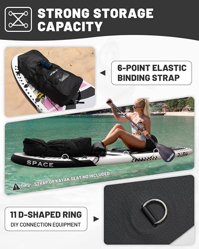 DAMA 11'*34"*6" Inflatable Paddle Board, Paddle Boards for Adults,Sup,Lightweight and Durable, Easy to Inflate, Versatile ...