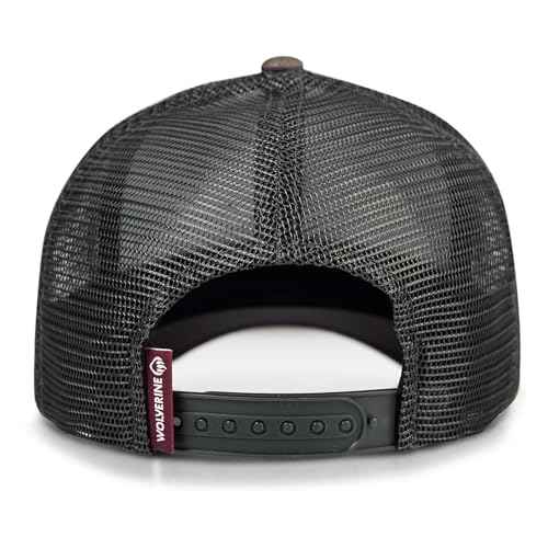 Wolverine Trucker Hat | Mesh Back | Snapback | Adjustable | Rugged | Durable | Workwear