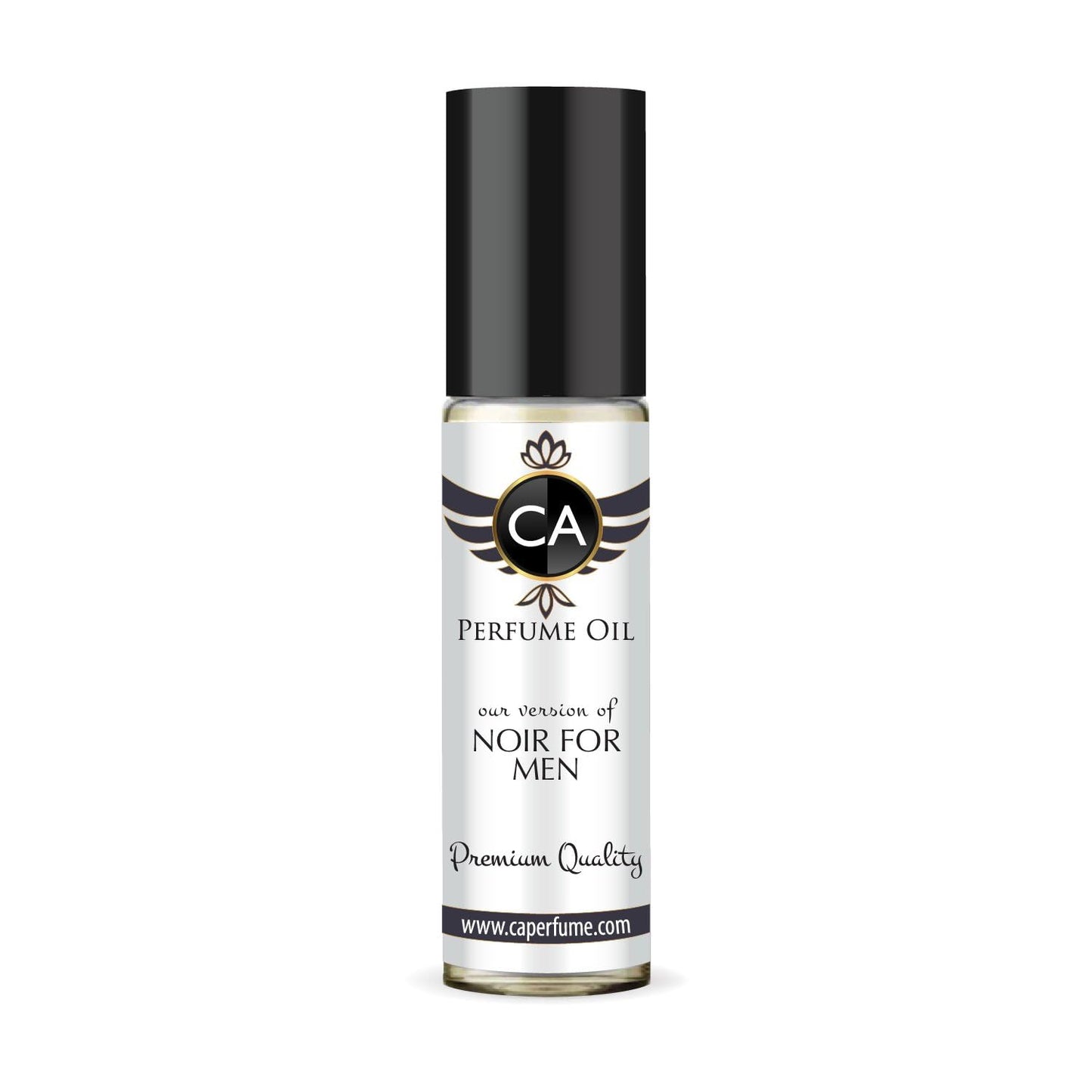 CA Perfume Impression of Noir For Men Fragrance Oil Amber Woody Scent Long Lasting Cologne for Men Travel Size TSA Ready Mini Parfum Body Oil Roll-on 0.33 Fl Oz 10ml