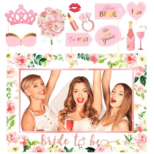 Bridal Shower Decorations Bride to Be Party Photo Booth Bride to Be Sign Bride to Be Sash Bridal Shower Party Supplies Wed...