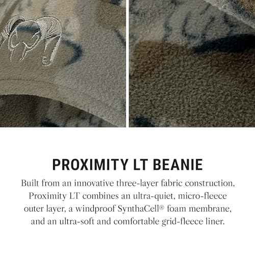 KUIU Proximity LT Beanie - Windproof, Ultra-Quiet, Lightweight Micro-Fleece, 4-Way Stretch, Odor-Resistant Hunting Hat