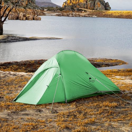 Naturehike Cloud Up Free Standing 2 Person Backpacking Tent Ultralight Nylon Double Layer Camping Tents for Two Person