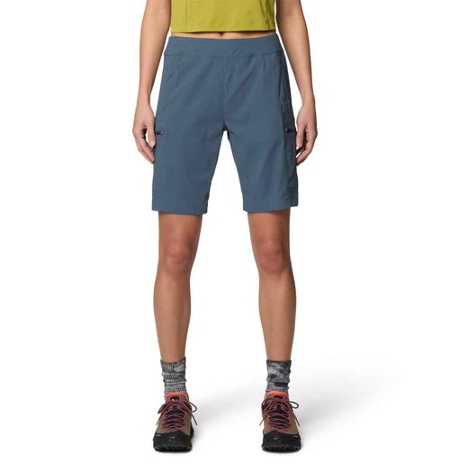 Mountain Hardwear Women's Dynama High Rise Bermuda, Moon Blue, Small x Regular