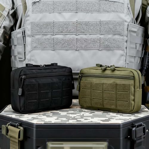 Tactical Medical Pouch,First Aid Kit Bag for Hunting Gear, Military Utility Pouch with Zipper Closure