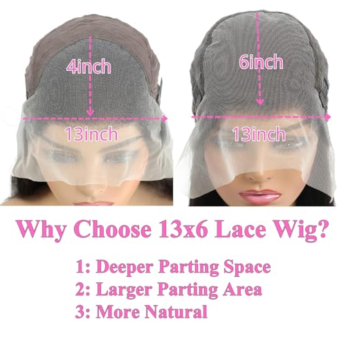 SWEETGIRL 13x6 Lace Front Wigs Human Hair Highlight Ombre Lace Front Wig Human Hair Honey Blonde Colored Hd Lace Frontal Wigs for Women Pre Plucked Body Wave Wig 180 Density 24 Inch P4/27