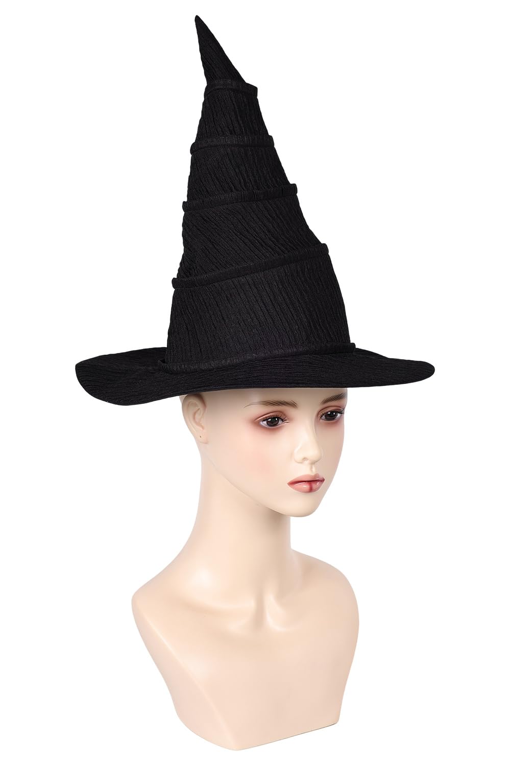 Pacreck Women Witch Cosplay Glasses Wizard Costume Accessories Movie Halloween Cosplay Outfits Props (Black, One Size)