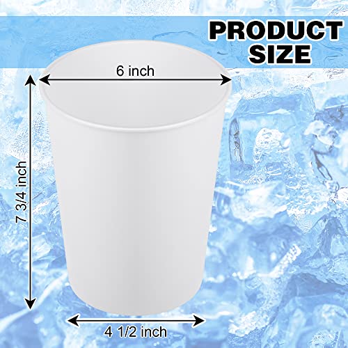 12 Pack Ice Buckets for Parties, Plastic Wine Cooler for Champagne, Beverage, Soda and Beer, Classic Wine Bottle Chiller f...