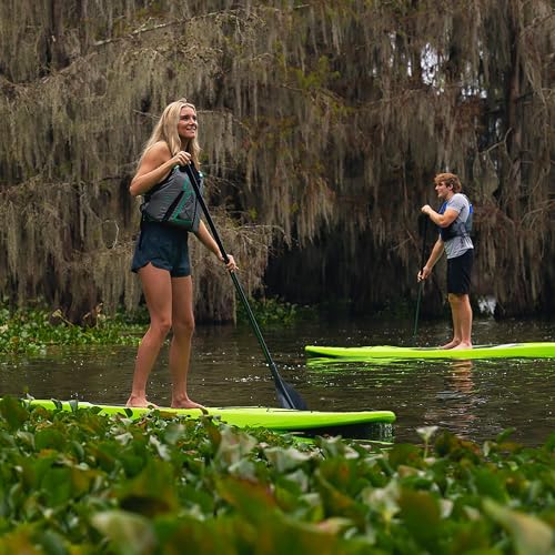 Lifetime 90891 Horizon 100 Stand-Up Paddleboard, 2 Pack, Paddles Included, Lime Green, 10'