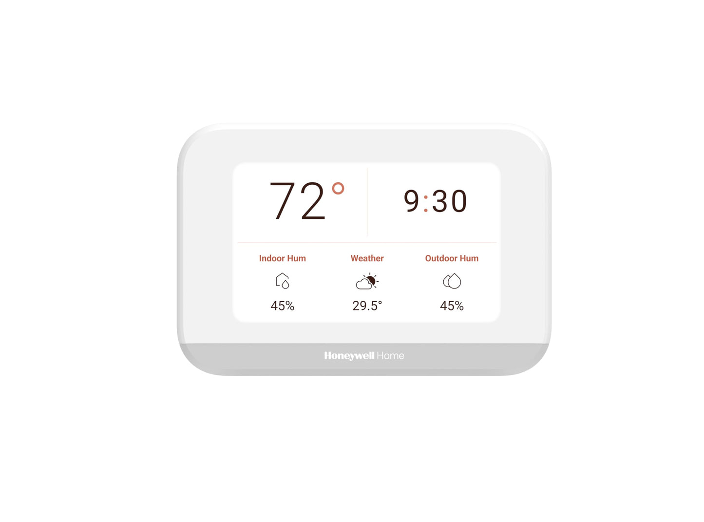 Honeywell Home X7B Smart Programmable Wi-Fi Thermostat with Humidity Monitoring & Control, 4.3" Customizable Touchscreen Display, Energy Star Certified, Works w/Alexa, Matter, Apple Home, Google