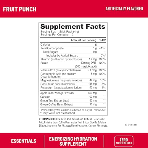 SlimFast Hydration Packets, Intermittent Fasting Electrolytes, Drink Mix Packets, Intermittent Fasting Powder, Energy Powd...