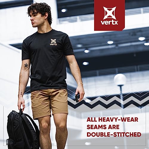 Vertx Delta LT 8 Inch Mens Tactical Shorts with Pockets, Lightweight Stretch Casual Tactical Operations Gear, Athletic-Fit