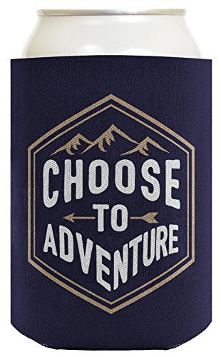 Camping Gifts Outdoorsman Wanderlust Adventurer Bundle Hiking Gifts Geocache Gifts 6 Pack Can Coolie Drink Coolers Coolies...