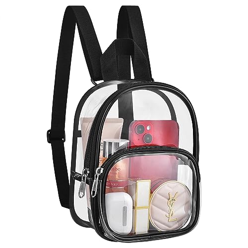 USPECLARE Clear Mini Backpack Stadium Approved for Little Boys & Girls, Transparent Backpack for Concert, Festival, Sport ...