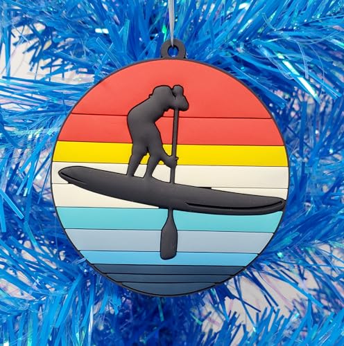 Paddle Boarding Ornament - Paddle Boarder Paddle Board Christmas Ornament