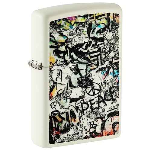 Zippo Street Art Graffiti Glow in The Dark Pocket Lighter