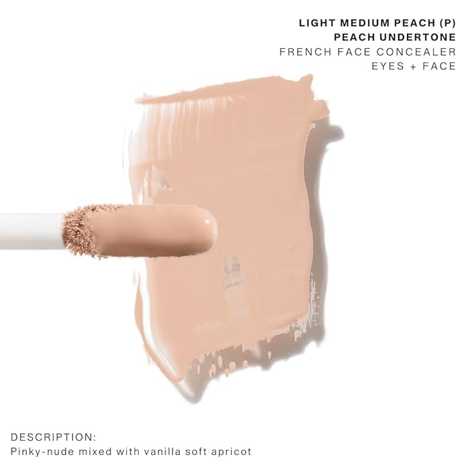 Maxine's Revenge FRENCH FACE CONCEALER | Hydrating & Blurring for Eyes + Face (Light Med Peach)