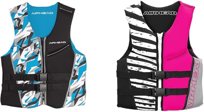 Airhead Men's & Youth USCG Approved Neolite Life Jackets for Water Sports