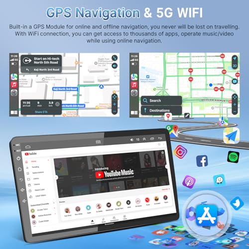 Leadfan Android Car Radio for (JBL Version) Toyota Prius 2010 2011 2012 2013 2014 2015 Upgrade with Wireless Carplay/Andro...