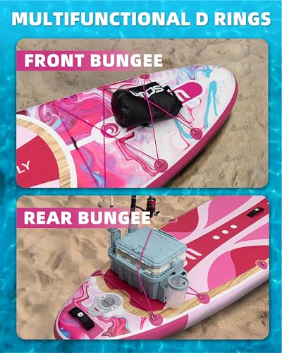 SOWM Inflatable Paddle Boards 11'x33'', Stand Up SUP Paddle Board Inflatable for Adults Youth, Extre Wide & Non-Slip Sup o...