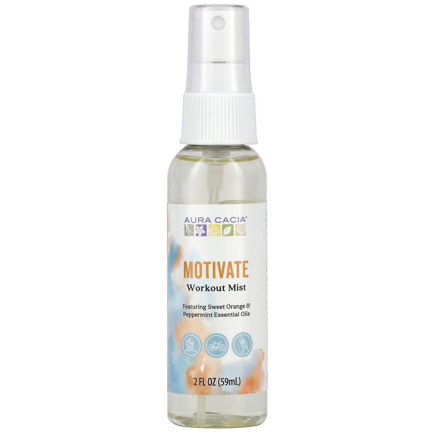 Aura Cacia Motivated Workout Mist, 2 FZ