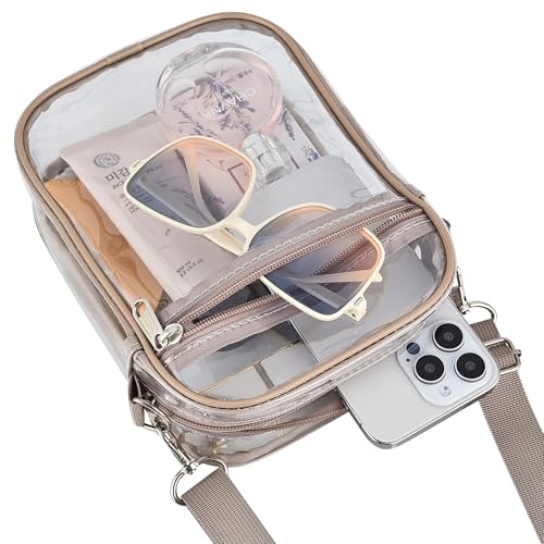 Clear Bag for Stadium Events Small Mini Clear Purse Bag for Stadium Concerts Sports Events Festivals