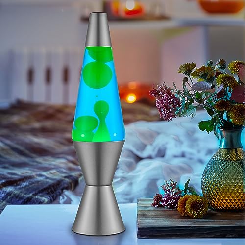 Lava® Lamp - 14.5" Deep Ocean - The Original Motion Light - Yellow/Green Wax and Blue Liquid - Item #2634 (Amazon Exclusive)