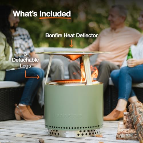 Solo Stove Bonfire Heat Deflector - Enhance Warmth and Comfort for Your Fire Pit - Durable 304 Stainless Steel - Maximizes...