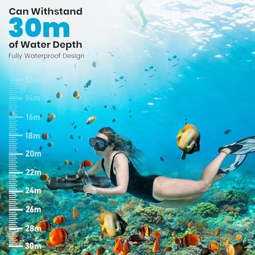 Camolech 900W Paddle Board Motor Underwater Scooter – High-Speed Sea Scooter with 16AH Removable Battery for SUP, Kayak, S...