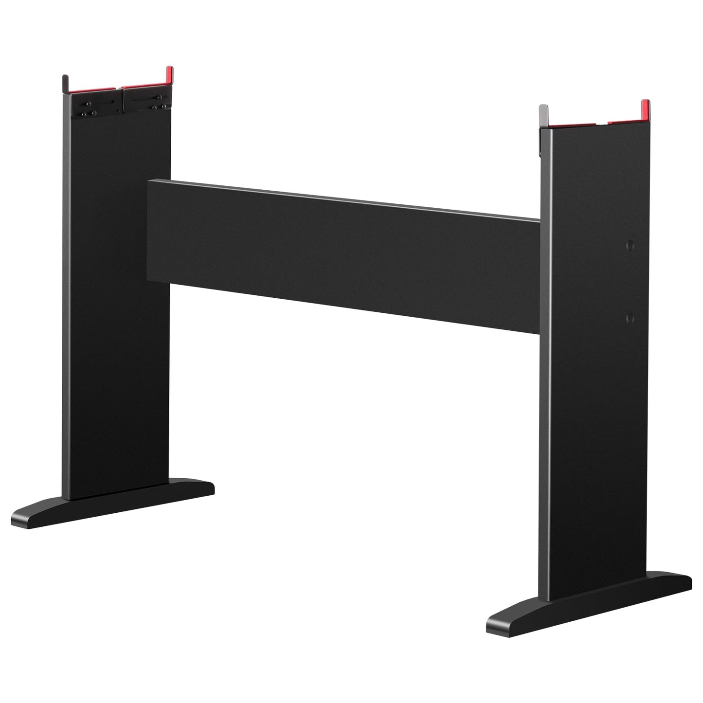 Marisflo Adjustable Keyboard Stand Fit for Digital Piano Width from 8.4 to 12 Inches, Wooden Keyboard Stand Compatible for 76/88 Keys Piano, Black