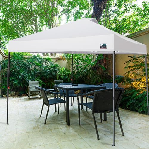 Eurmax USA NOMATTER ONE-Person Open&Close 10x10ft Pop Up Canopy Tent，Portable Shelter Canopy for Outdoor Events，Instant Ca...