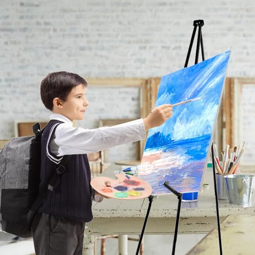 AROIC 63 "Easel Stand for Display, 20 Pack Portable Foldable Metal Easel, Easels for Signs Wedding Logos,Arts, Painting,Ad...