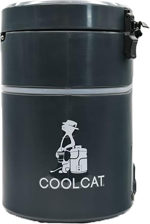 CoolCat 2-Gallon Electric Cooler Beverage Dispenser | Battery-Powered & Rechargeable Insulated Drink Dispenser with 24-Hou...