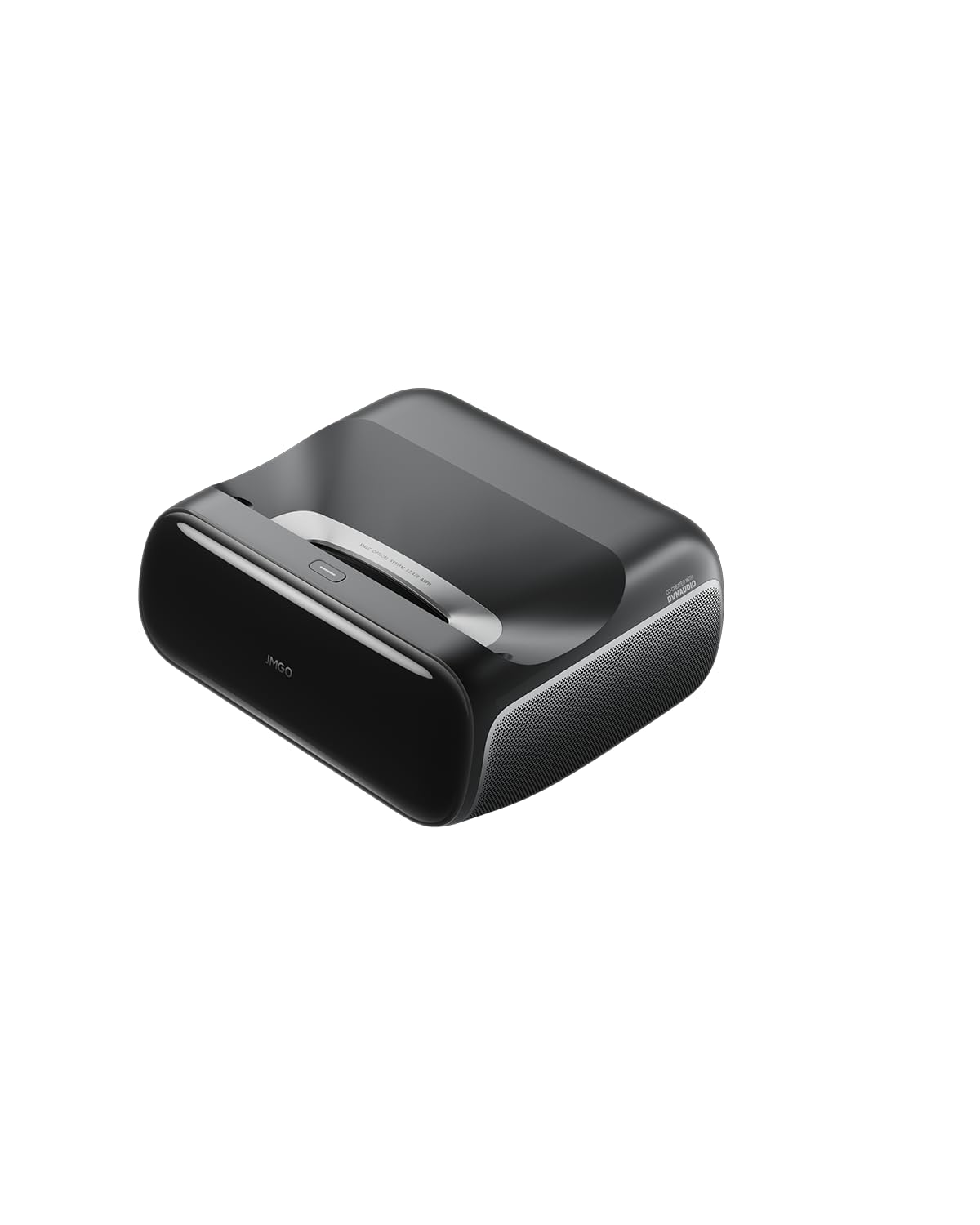 JMGO O2S Ultra UHD 4K Ultra Short Throw Projector, 3600 ISO Lumen Triple Laser Projector, Dolby Vision, 20W Dynaudio Integrated Speakers, Google TV, Dolby Atoms, DTS-X.