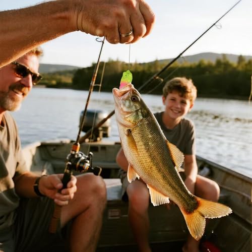 5PCS Frog Lures for TopWater Bass Fishing Lures,Freshwater and Saltwater Fishing Gear Kit for 2025 Xmas Surprise Gift