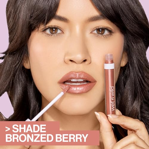 wet n wild MegaSlicks Lip Gloss, Ultra-Glossy, Vitamin-E Enriched, Ultra-Gloss High Shine Moisturizing, Cruelty-Free & Veg...
