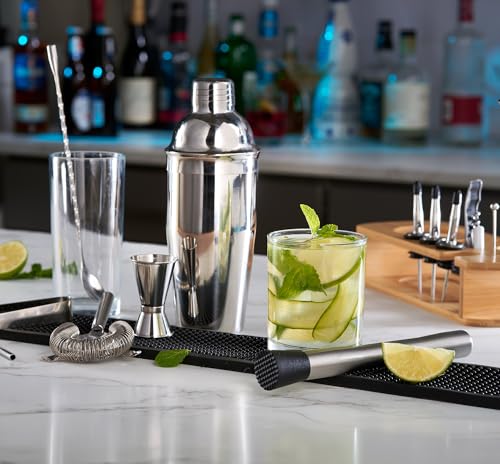 Cocktail Shaker Set - 17 Piece Stainless Steel Mixology Bartender Kit, Drink Martini Shaker, Home Bar Accessories, Cocktai...
