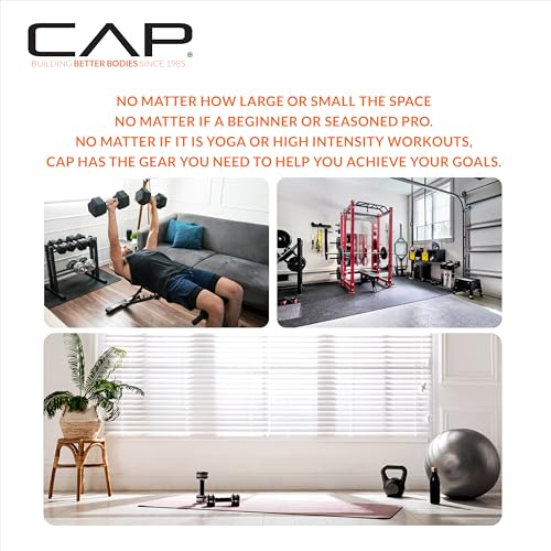 CAP Barbell Olympic 2-Inch Weight Plate, Gray