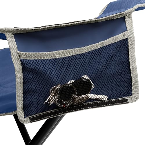 Coleman Big-N-Tall Camping Chair with Cup Holder & Side Pocket, Water-Resistant XL Outdoor Seat Supports up to 600 lbs, Gr...