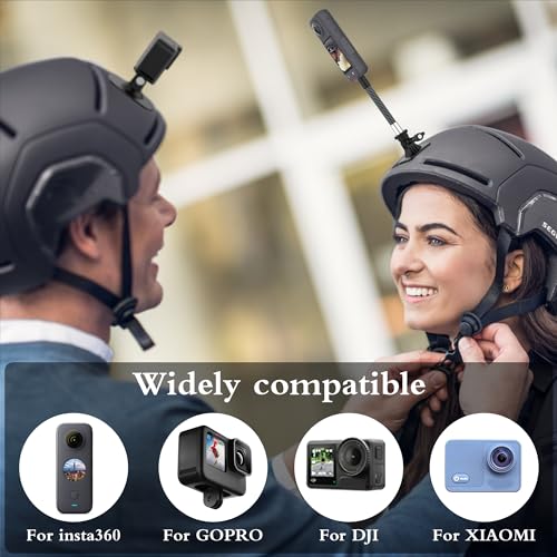 All Carbon Fiber Extension Arm Kit Metal Pole Mount Helmet Stick Extension Arm Mount for GoPro Hero 13/12/11/10/9/8/7/6/5 ...