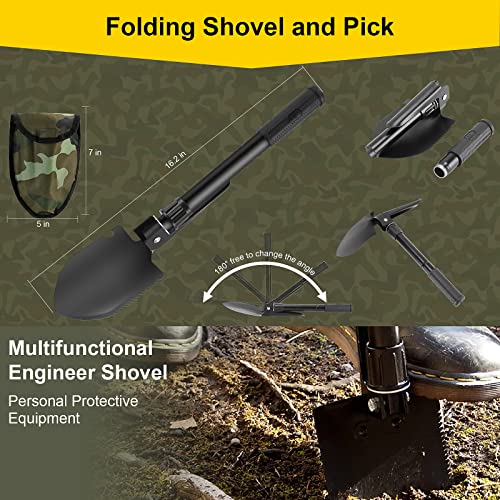 Survival First Aid Kit, 248PCS Survival Tools Camping Essentials Tactical Gear Emergency Trauma Medical Supplies Packed in...