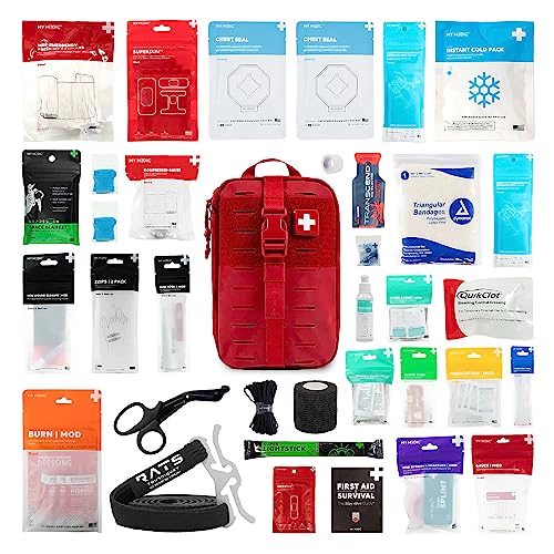 MY MEDIC MyFAK PRO Ifak First Aid Kit - 140 Life Saving Trauma and Medical Items - HSA FSA Home Medical Kit for Camping or...