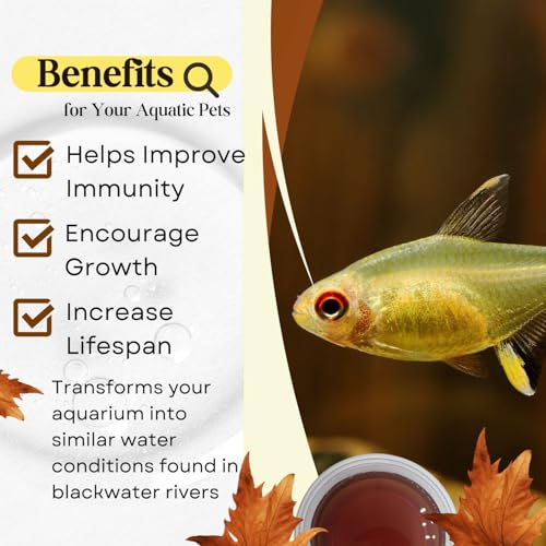SCOTTY'S Bugs Natural Leaf Tannin Extract for Blackwater Aquariums, Betta Fish Water Conditioner, Tannins for Aquarium, 32...