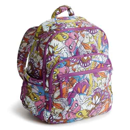 Vera Bradley Women's Featherweight Bancroft Backpack, Flutter, One Size