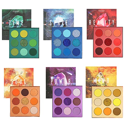 docolor Eyeshadow Palette 54Colors Gemstone Eye Shadow Palette Highly Pigmented Mattes Glitter Shimmers Smokey Cream Powde...