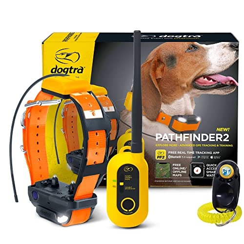 Dogtra Pathfinder 2 - Hunting Ecollar GPS Dog Training Collar with Remote, 9 Mile Range, Tracking & Containment for Medium...