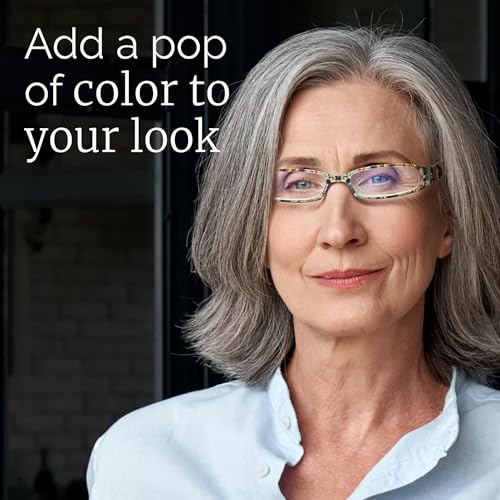 Gaoye +2.75 Readers for Women, Blue Light Blocking Reading Glasses, Stylish Reading Glasses for Women in 4 Patterns