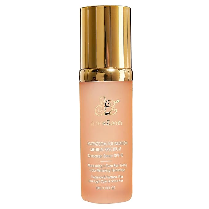 Medium 4 in 1 Hydrating full coverage concealer Lighting Foundation Liquid-Longwearing & Waterproof-korean makeup with SPF 50+1oz(30ml)